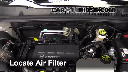 2014 Buick Encore 1.4L 4 Cyl. Turbo Filtre à air (moteur) Contrôle